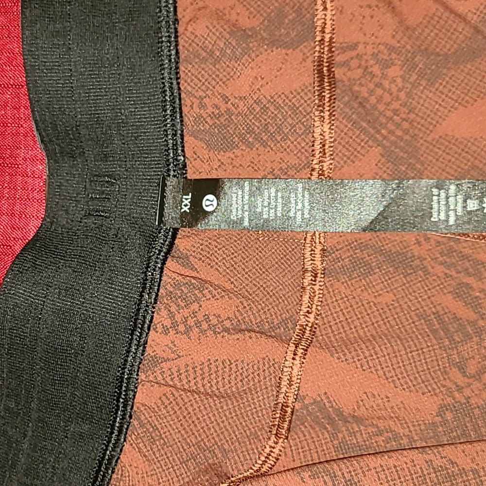 Lululemon Atletica Active Short for Men, Size XXL, Color Brown & Brike - Picture 8 of 11